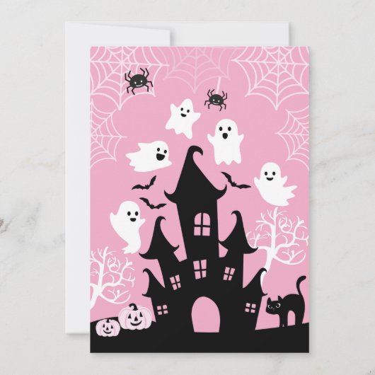 ブハロウィーン 招待状 (裏面)