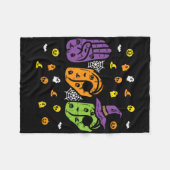 ブハンズアメリカンサイン言語プライドAsl Hallowe フリースブランケット (正面(横))