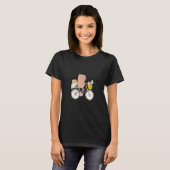 ブバイザモルモットサイクリング動物 Tシャツ (正面フル)