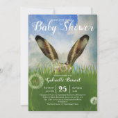 ブバニーをのぞく |青い空と雲 招待状 (正面)