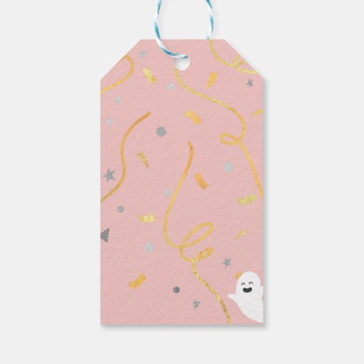 ブバースデーパーティーありがとうメッセージカード ギフトタグ (裏面)