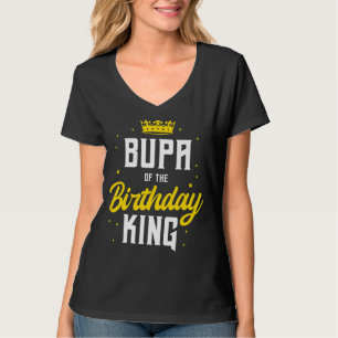 ブパオブ誕生日キングパーティークラウンブデイセレブラ Tシャツ