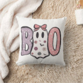ブパステルカラーズアンド幽霊ホワイトハロウィーン クッション (ブランケット)