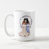 ブパーソナライズされたライドメイドギフトマグ コーヒーマグカップ (左)