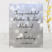 ブパーソナライズされたラザーインロー誕生日 カード (黄色い花)