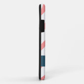 ブパーソナライズされたルーいかり&バラストライプズ Case-Mate iPhoneケース (裏面/右)