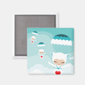 ブビリ飛んでいるン マグネット (正面/裏面)