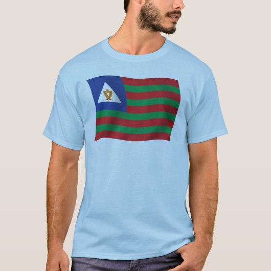 ブビ部族の旗シャツ Tシャツ (正面)