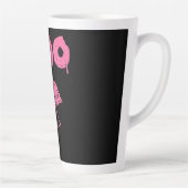 ブフラミンゴ幽霊おもしろいハロウィーン動物鳥人間 カフェラテマグ (右)