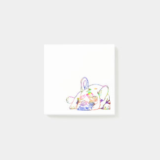 ブフランスのルドッグのポストイット ポストイット