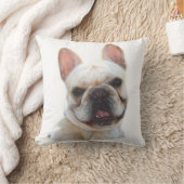 ブフランスのロレッジアメリカンモホ枕 クッション (ブランケット)