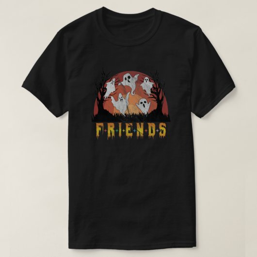 ブフレンズハロウィーン幽霊シート Tシャツ (デザイン正面)