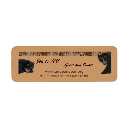 ブブは皆に喜びを願った ラベル (正面)