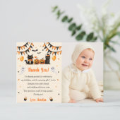 ブブラックキャットハローウィンパーティ写真 サンキューカード (スタンド正面)