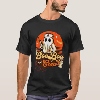 ブブークルーサンセットナース幽霊ハロウィーン幽霊 Tシャツ