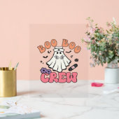 ブブークルーナースハロウィンおもしろい幽霊クラシックT アクリルサイン (ウェディング)