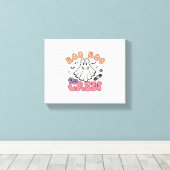 ブブークルーナースハロウィンおもしろい幽霊クラシックT キャンバスプリント (インサイチュ (ウッドフロア))