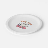 ブブークルーナースハロウィンおもしろい幽霊クラシックT ペーパープレート (アングル)