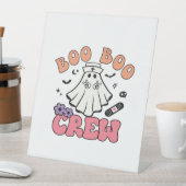 ブブークルーナースハロウィンおもしろい幽霊クラシックT 台座サイン (インサイチュ)