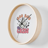 ブブークルーナースハロウィンおもしろい幽霊クラシックT 壁時計 (傾斜)