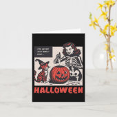 ブブークルーナースハロウィーン幽霊スケルトンナース カード (黄色い花)