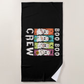 ブブークルーハロウィンナース ビーチタオル (正面)