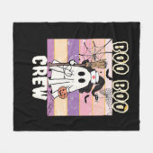 ブブークルーハロウィーン幽霊ナースエッセンシャルTシ フリースブランケット (正面(横))