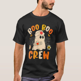 ブブークルー幽霊ハロウィーン救急医療隊員ナースRn Er Tシャツ