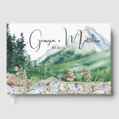 ブホ風ウェディング | 田舎の山と野の花 ゲストブック (正面)