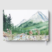 ブホ風ウェディング | 田舎の山と野の花 ゲストブック (裏面)
