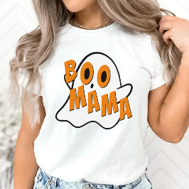 ブマママザー幽霊ハロウィンホワイト Tシャツ