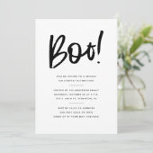ブミニマルハローウィンパーティ 招待状 (スタンド正面)