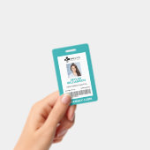 ブミニマルル縁どーフレーム医療写真IDとロゴ バッジ (手持ち)