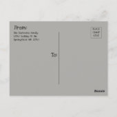 「&ブメリーライト」ペットの写真の祝日を追加 ポストカード (裏面)