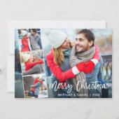 ブモダンラシスクリプト4フォトカップルコラージュ シーズンカード (正面)