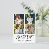 ブモダンラシスクリプト4写真保存日 ポストカード (スタンド正面)