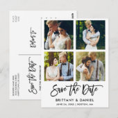 ブモダンラシスクリプト4写真保存日 ポストカード (正面/裏面)