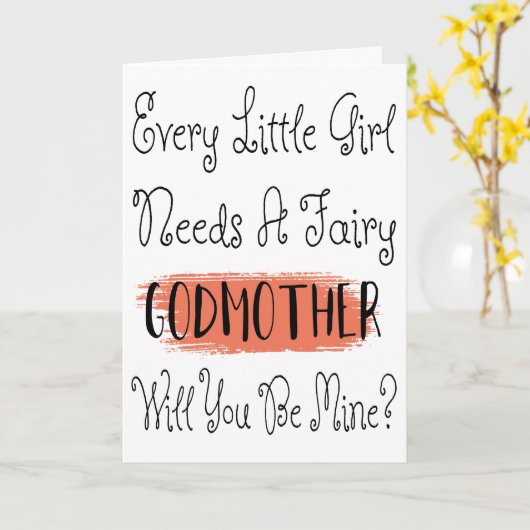 ブモダンラシストロークのゴッドマザーの写真提案 カード (黄色い花)