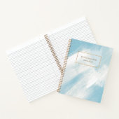 ブモダンラシストロースクブルーアクア ノートブック (内部)