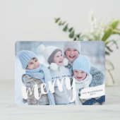 ブモダンラシメリーレターホリディフォトカード シーズンカード (スタンド正面)