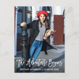 ブモダンラシ台本の卒業冒険が始まる ポストカード