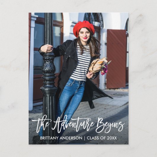 ブモダンラシ台本の卒業冒険が始まる ポストカード (正面)