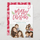 ブモダンラシ台本クリスマス休暇3 – 写真 シーズンカード (正面/裏面)