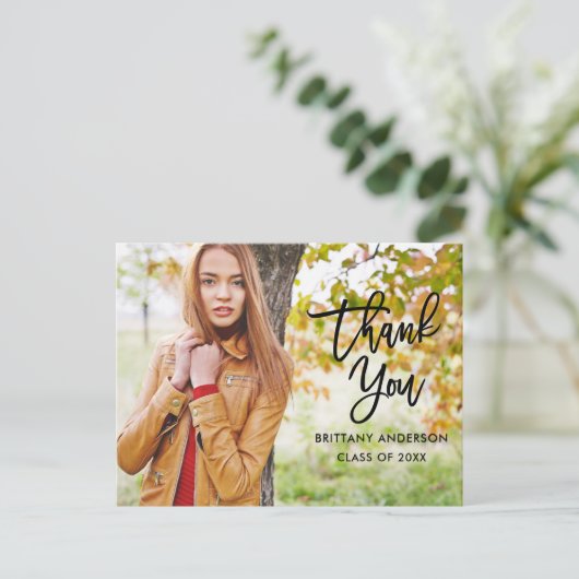 ブモダンラシ台本卒業ありがとうB ポストカード (スタンド正面)