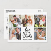 ブモダンラシ感謝していュ5写真結婚s ポストカード (正面/裏面)