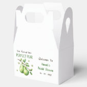 ブモダンランチグリーナリーパーフェクト梨ブライダルシャワー フェイバーボックス (オープン)