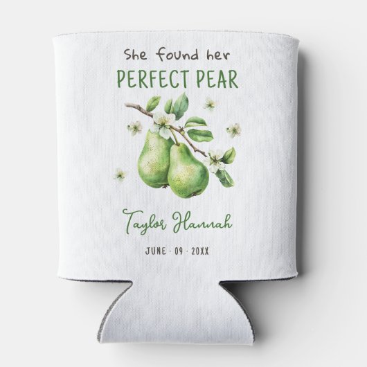 ブモダンランチグリーナリーパーフェクト梨ブライダルシャワー 缶クーラー (裏面)