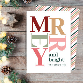 ブモダンリメリーークカスタムクリスマス シーズンカード