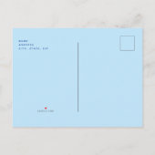 ブモダンルとレ地中海のモンズ日付を保存 案内ポストカード (裏面)