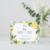 ブモダンルとレ地中海のモンズ日付を保存 案内ポストカード (スタンド正面)